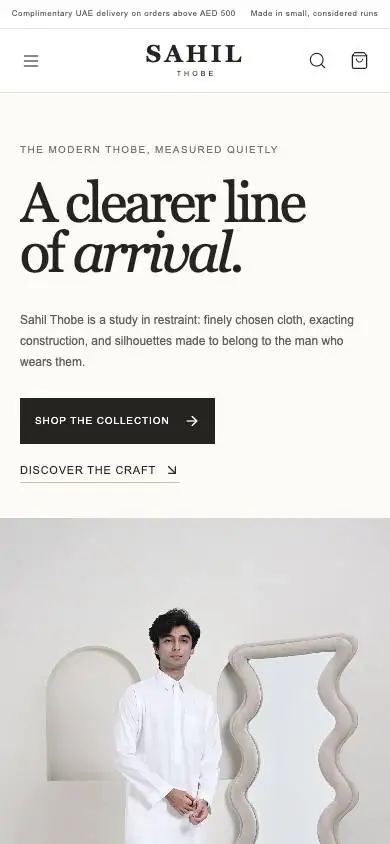 Sahil Thobe mobile website preview