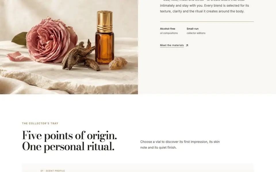 Atraf Collection interior page and content preview