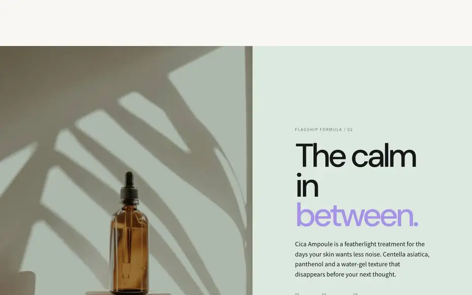 Bt D16 Kbeauty Store interior page and content preview
