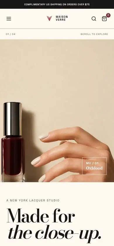 Bt L07 Nail Studio mobile website preview