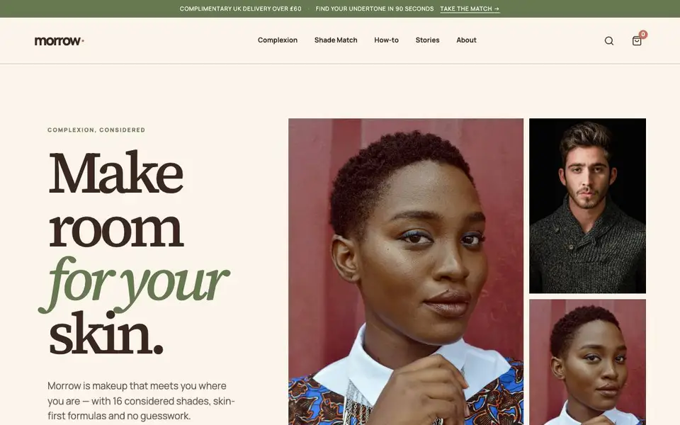 Bt L08 Complexion website screenshot