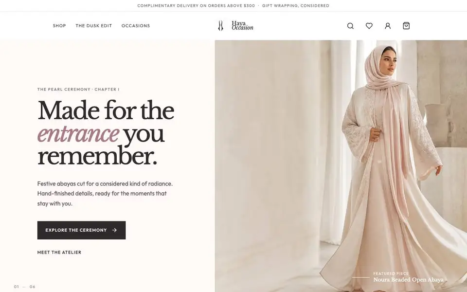 Haya Occasion project preview