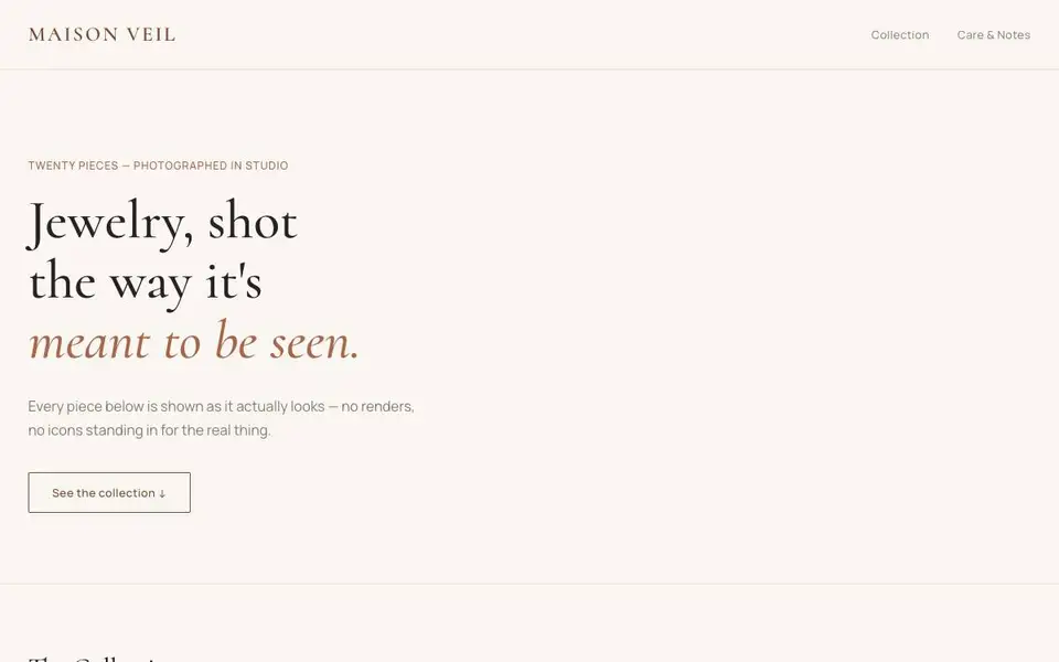 Maison Veil project preview