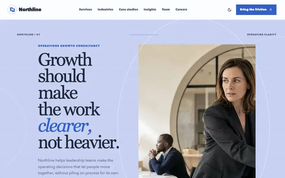 Northline — Operations Growth Consultancy website screenshot