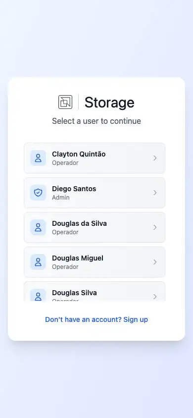 Alder Storage mobile website preview