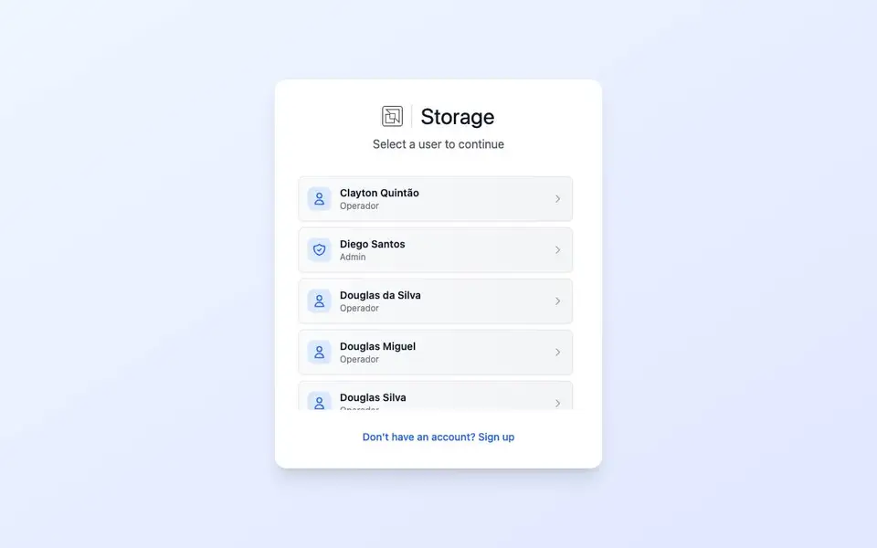 Alder Storage website screenshot