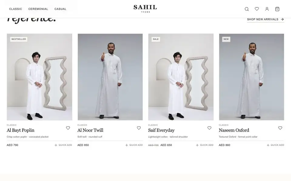 Sahil Thobe interior page and content preview