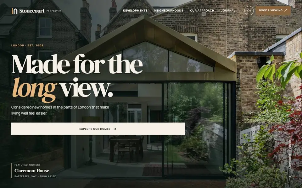 Stonecourt Properties website screenshot