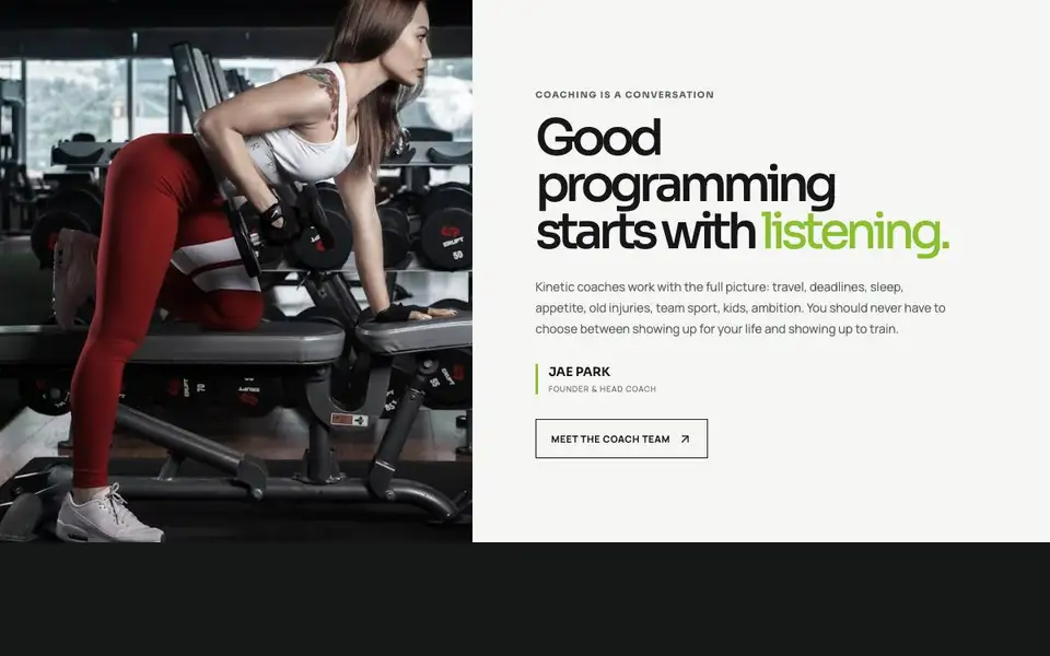 Wl D15 Kinetic interior page and content preview