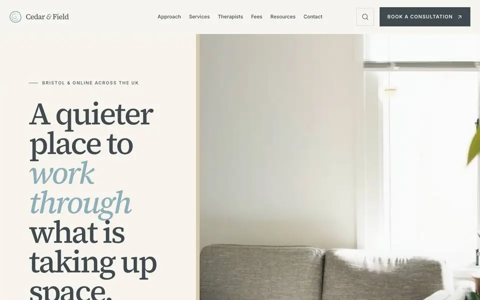 Wl L02 Therapy Practice website screenshot