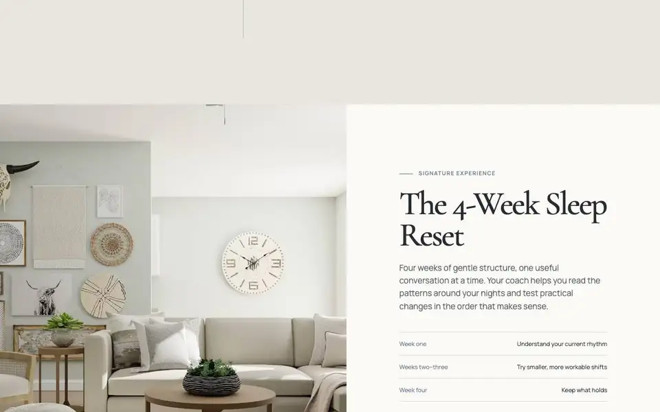 Wl04 Sleep Wellness interior page and content preview