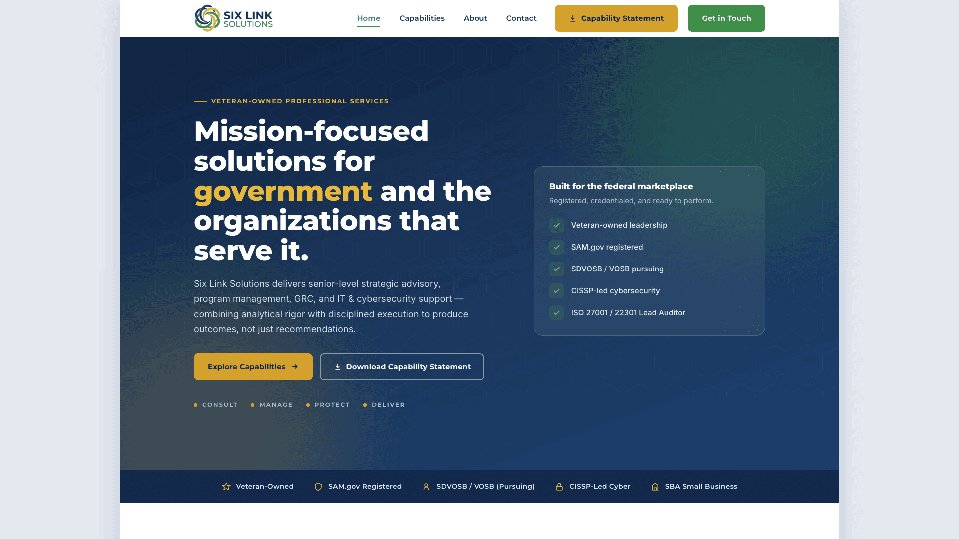 Six Link Solutions project preview